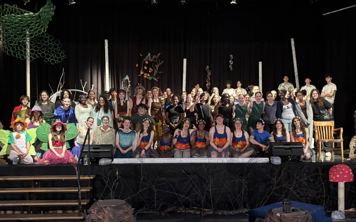 Des élèves du Spectacle Franco-Fun 2025 «Désenchantée»